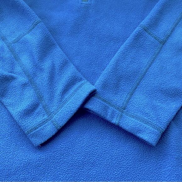 MARMOT Youth Kids Fleece Pullover Blue  1/4 Zip Unisex Long Sleeve Size L - Picture 8 of 9